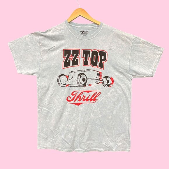 ZZ Top Thrill Rock Band Mineral Wash Tee XL - Picture 1 of 4